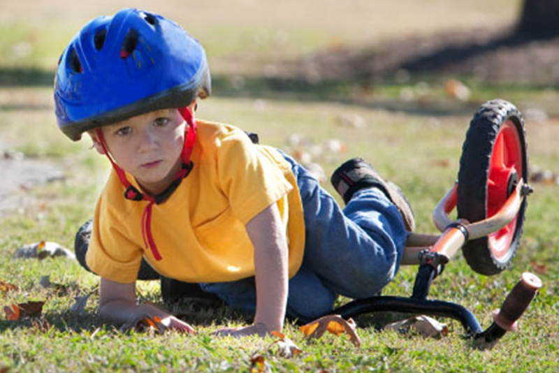 Fall off the bike